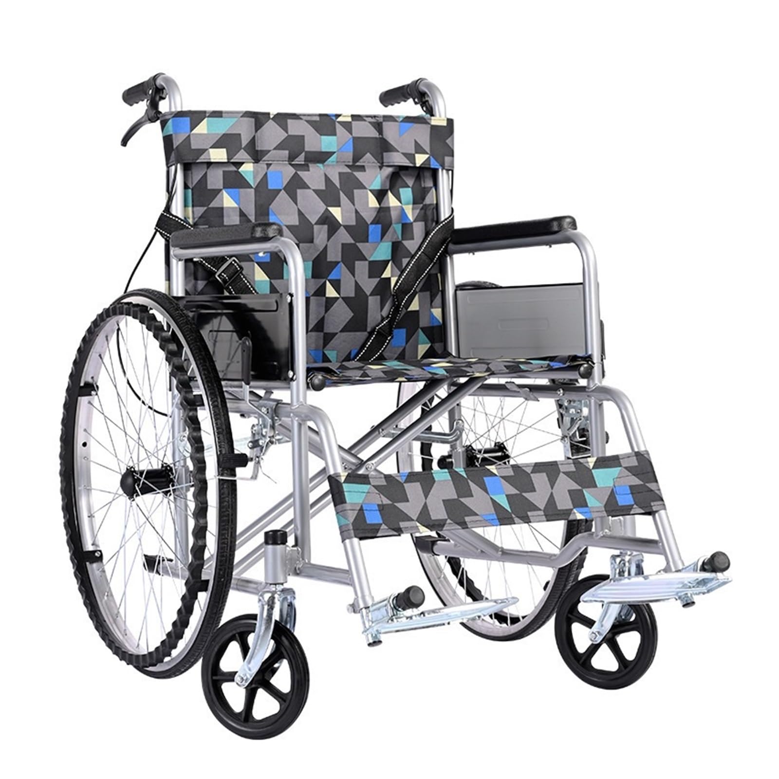 Silla De Ruedas Manual Ligera For Personas Mayores Discapacitadas, Movilidad For El Hogar, Marco Acero Grueso, Freno Doble, Diseño Plegable Seguro CóModo Y FáCil De Usar.(24 inch Mitsubishi)