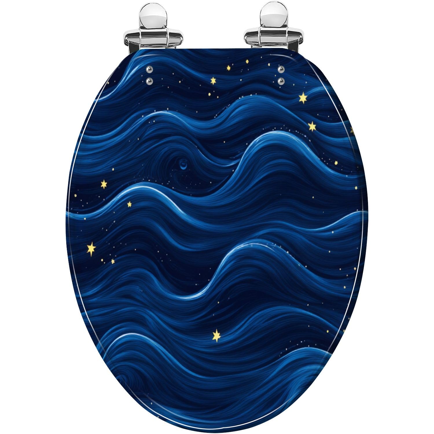 Sedile WC allungato in resina per bagno