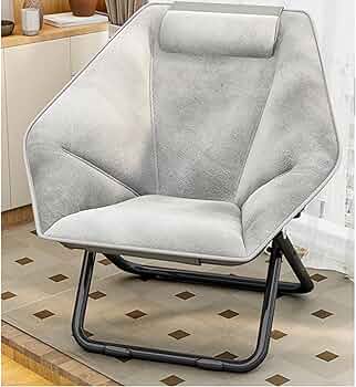 Amazon｜ムーンチェア 折りたたみチェア ラウンジチェア 柔らかい