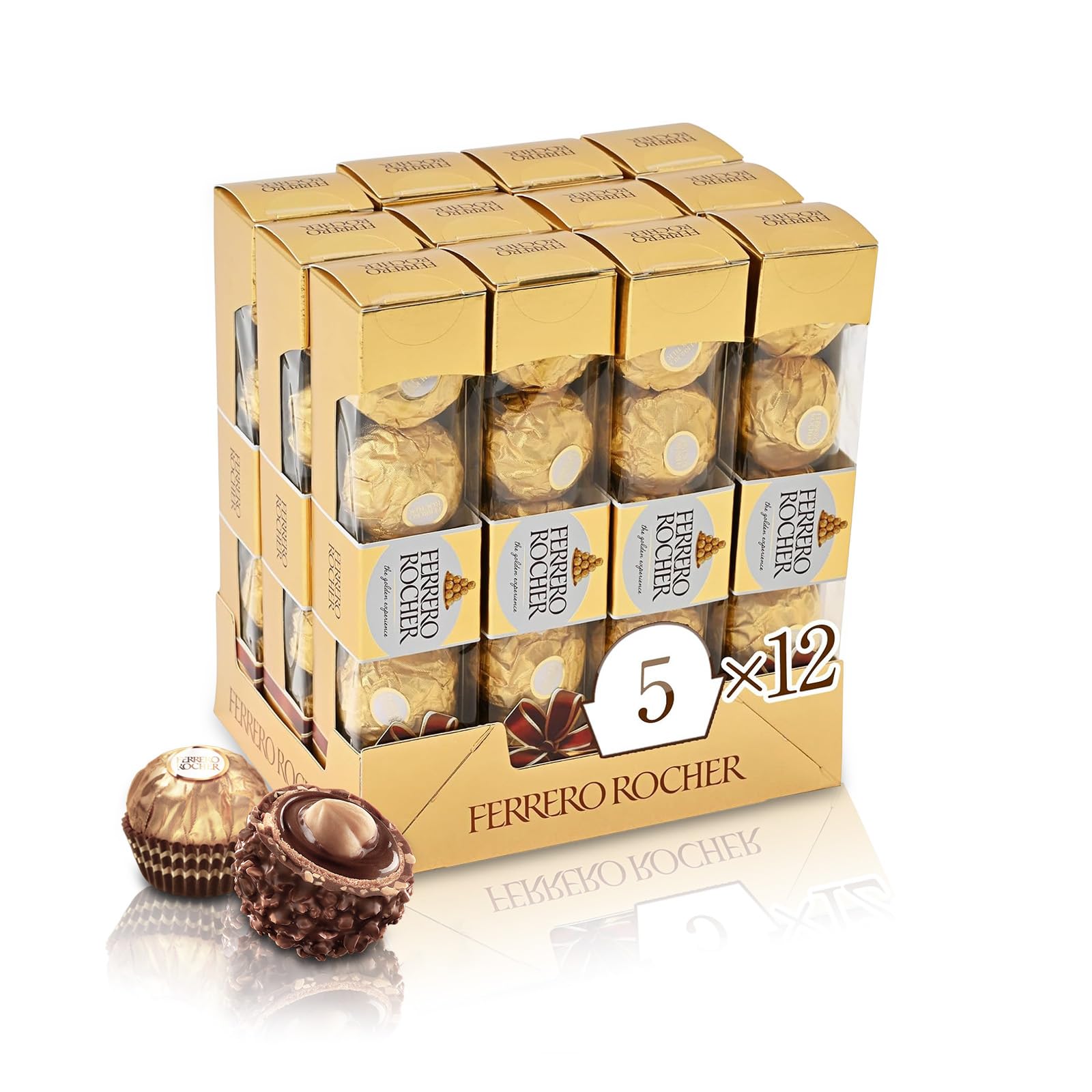 FERRERO(フェレロ) フェレロ ロシェ 5粒×12個 750g ミルクチョコレート