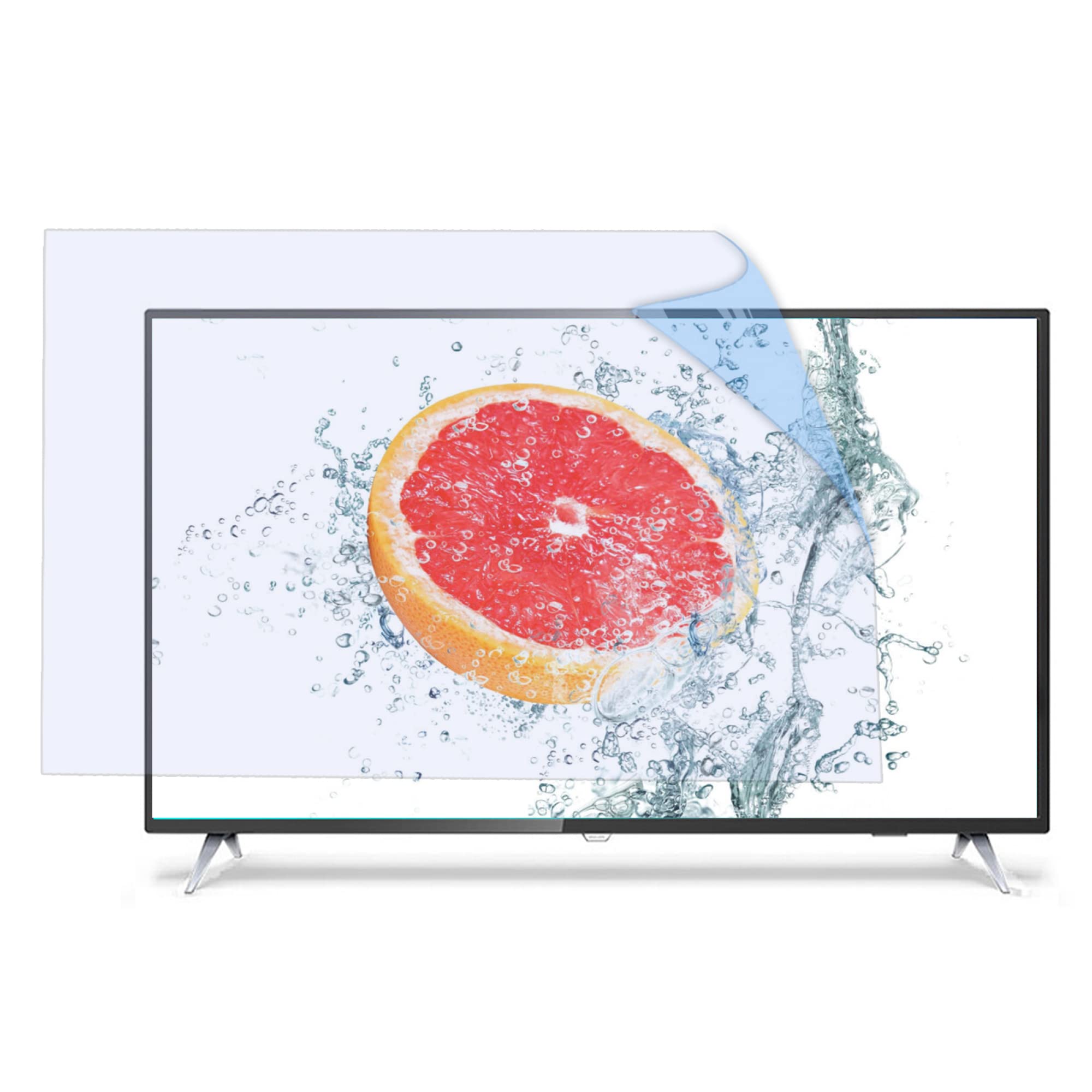 JANEFLY 50 Inch Anti-Glare TV Screen Protector, Anti Blue Light Anti Scratch Matte Film, Relieve Eye Fatigue, for SHARP SONY SAMSUNG Hisense LG Etc / 50in 1095x616mm