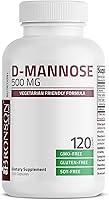 Vista 5 de Bronson D-Mannose 500 mg Fórmula amigable con los vegetarianos Sin OMG, 120 cápsulas