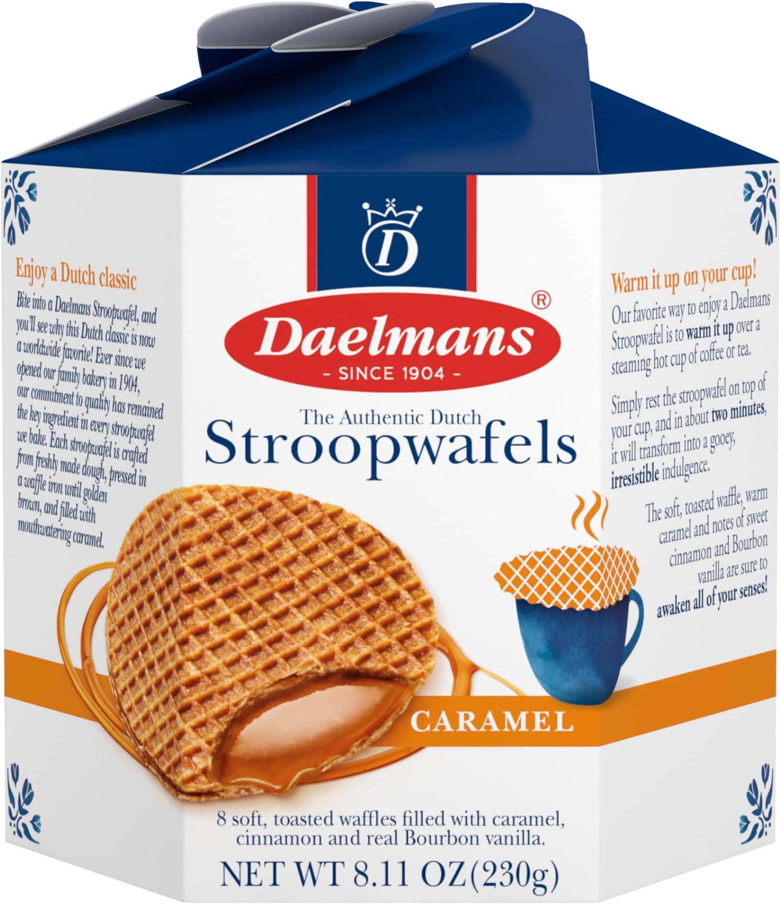Daelmans Original Wafer, Stroopwafel, 8.11oz