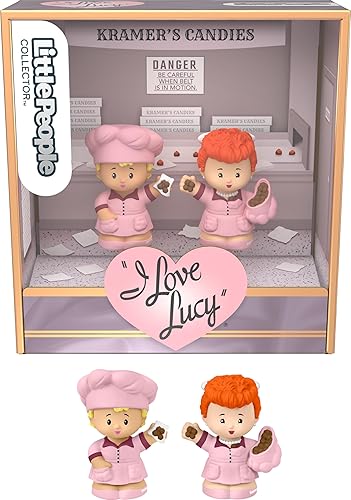 Miniatura 1 de Little People Collector I Love Lucy - Juego de edición especial para adultos y fans con Lucy y Ethel en una caja de regalo, 2 figuras