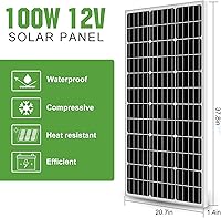 Vista 3 de ECO-WORTHY Kit de panel solar de 400 vatios y 12 voltios fuera de la red con 4 paneles solares de 100 W + controlador de carga de 60 A + accesorios