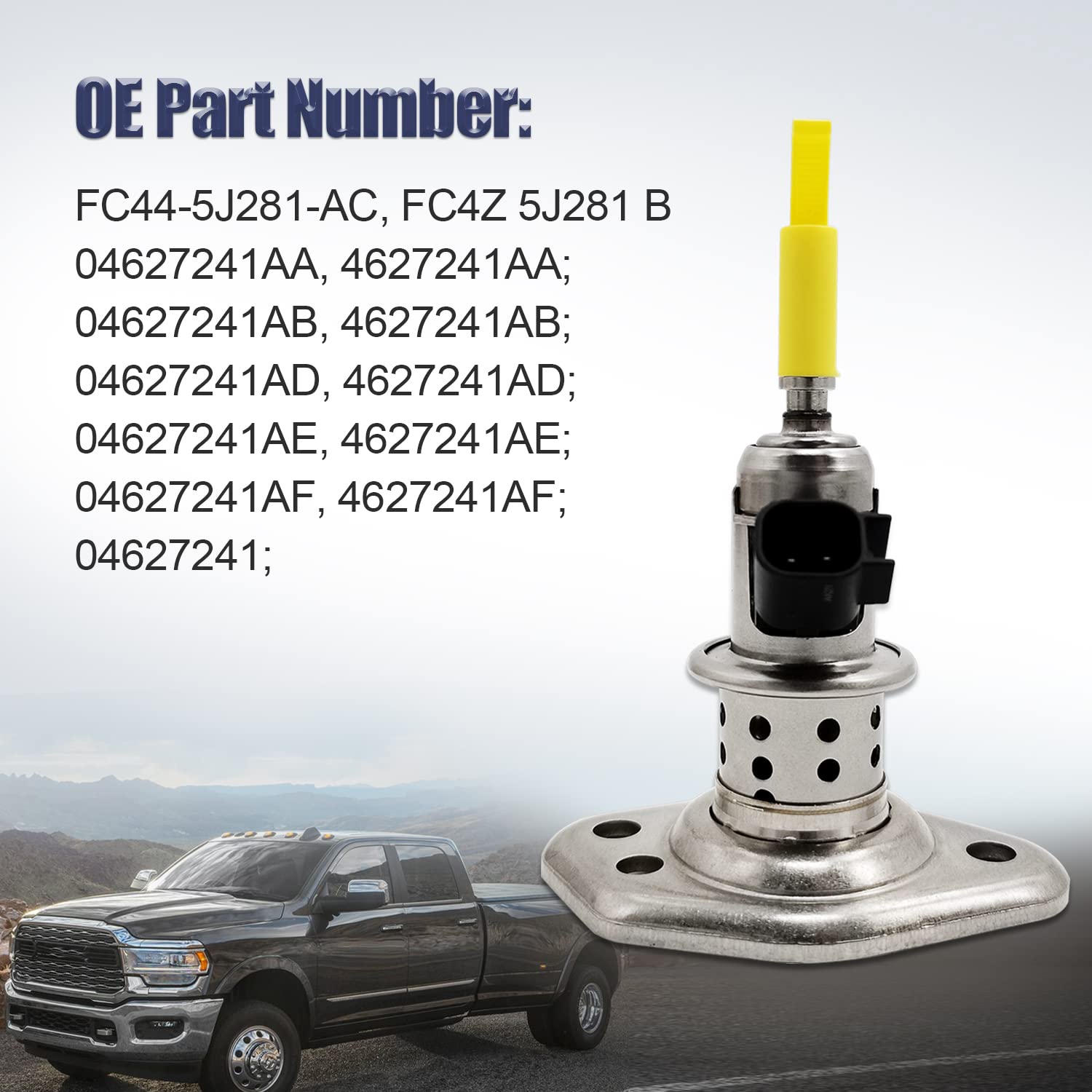 Blrack 04627241AF Diesel Exhaust Fluid Injector (DEF) Compatible with