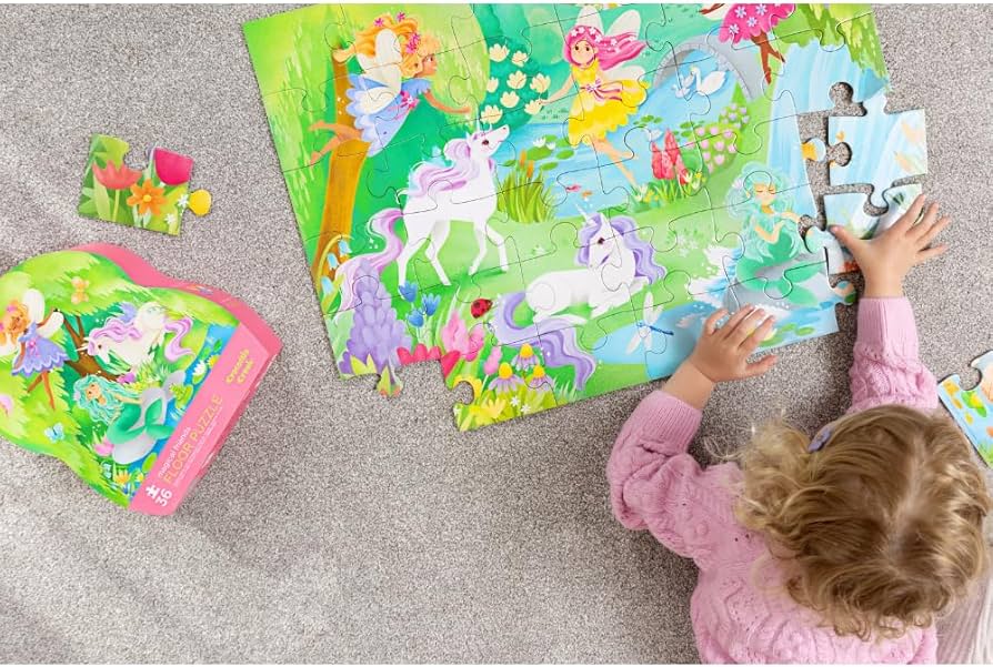 Amazon.com: Crocodile Creek 36-Piece Jigsaw Floor Puzzle - Fun