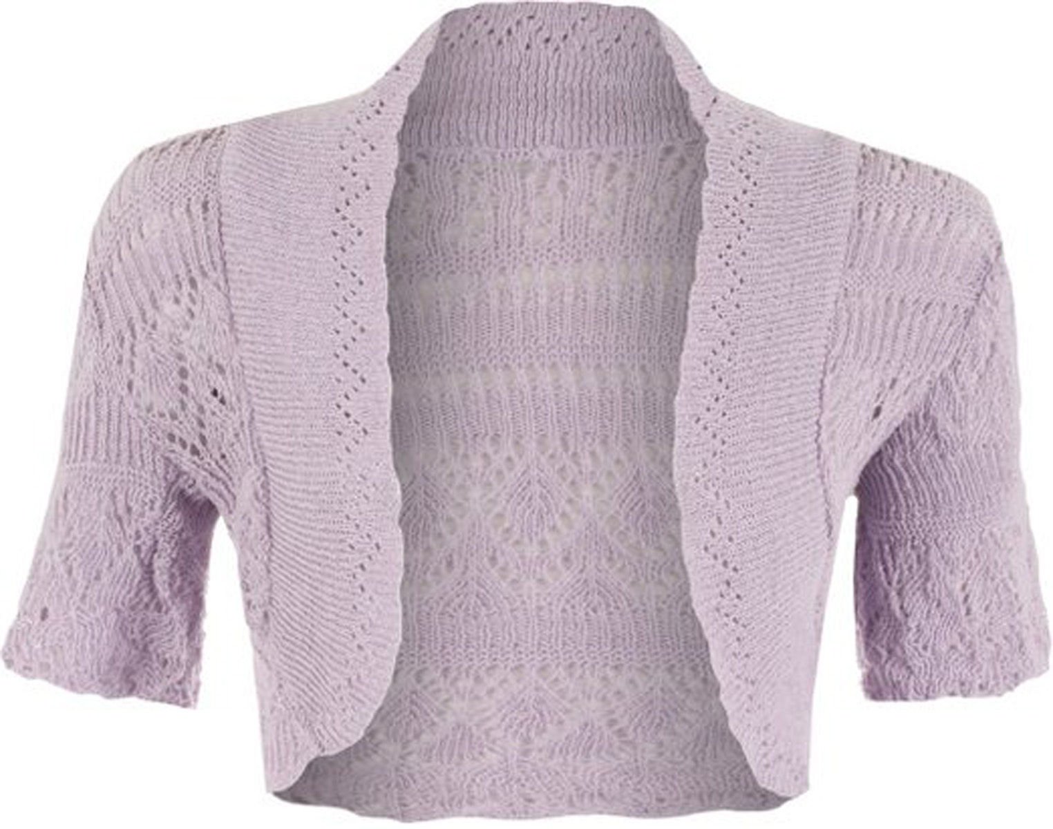 ZEE FASHION New Kids Girls Bolero Knitted Cardigan Shrugs Top Age: 2-13 Years Lilac