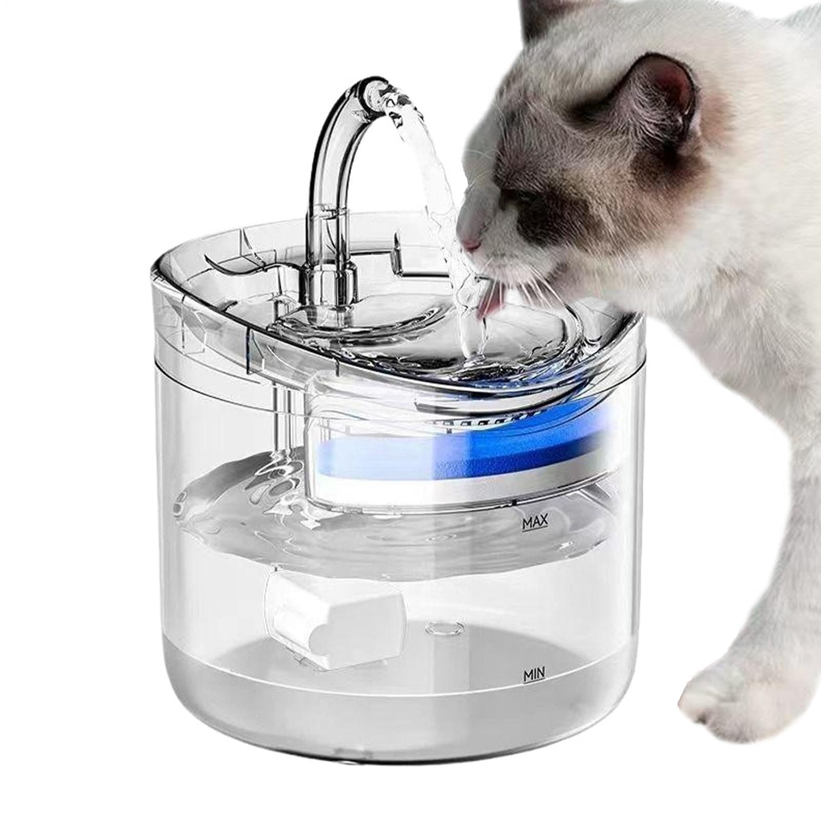 Fontana D'Acqua Per Gatti 2L Distributore D'Acqua A Automatico Silenzioso