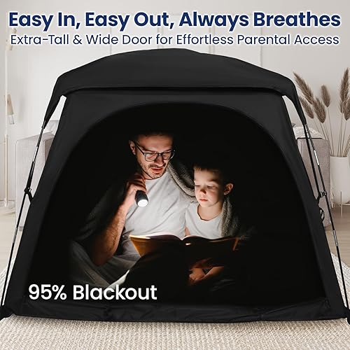 Miniatura 4 de Tienda de campaña opaca para empacar y jugar, mini cuna, cama y cuna de viaje para niños, cápsulas de dormir para bebés y niños pequeños, diseño