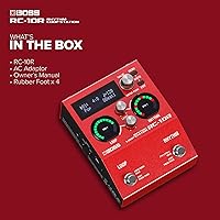 Vista 6 de BOSS RC-10R Rhythm Loop Station Bucle basado en canciones y ritmos dinámicos en un espacio pequeño 280 estilos preestablecidos 16 kits