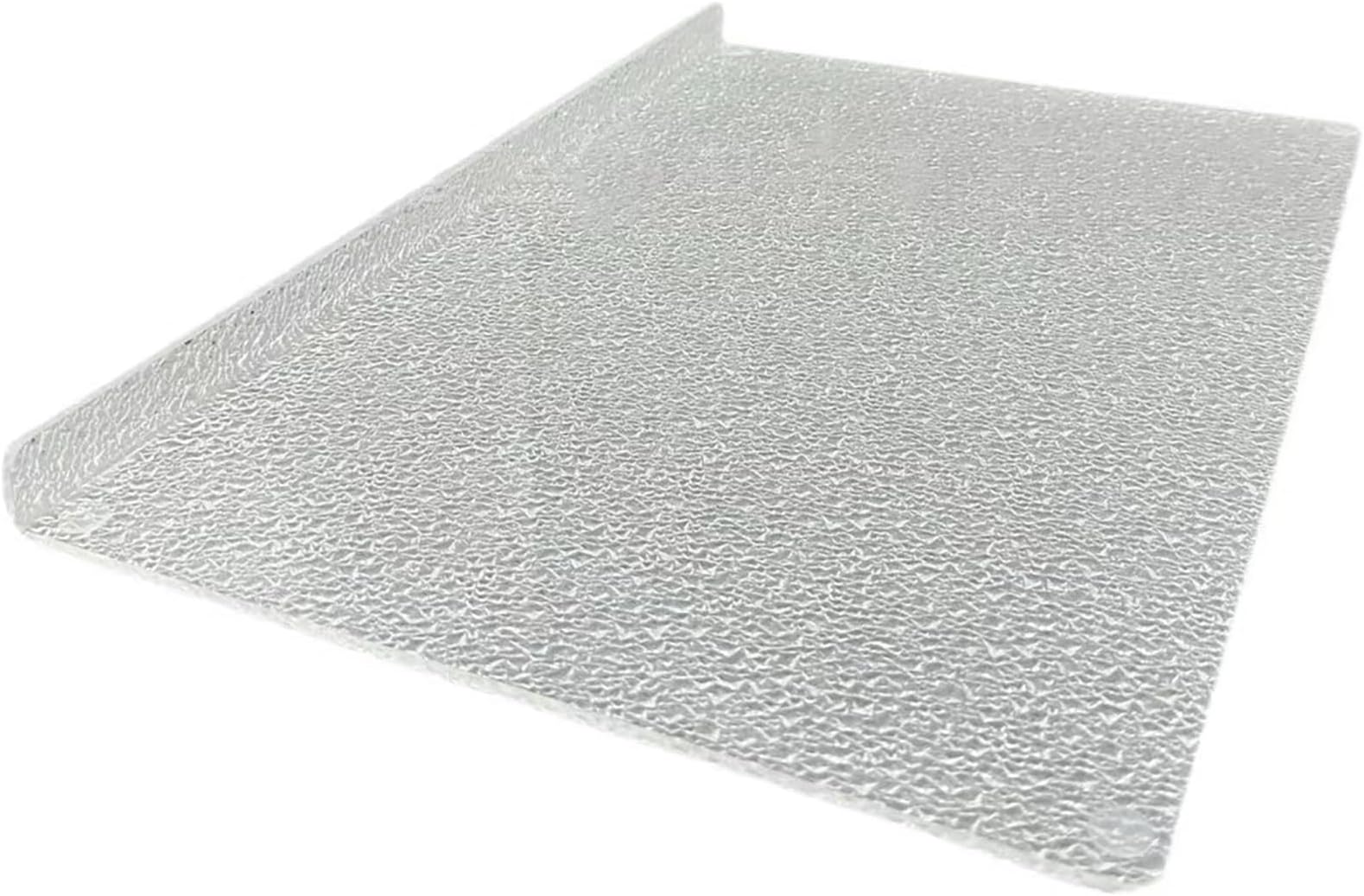 Acrylic Cutting Board, Corner Chopping Board with Handle, Cutting Boards for Kitchen and Home, Meat Fruit Vegetable Chopper, Dishwasher Safe, Non-Slip Sides, (Square)