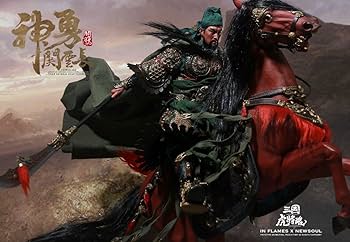 Amazon | 三国虎将魂 神勇 関羽雲長 with 赤兎馬 1/6