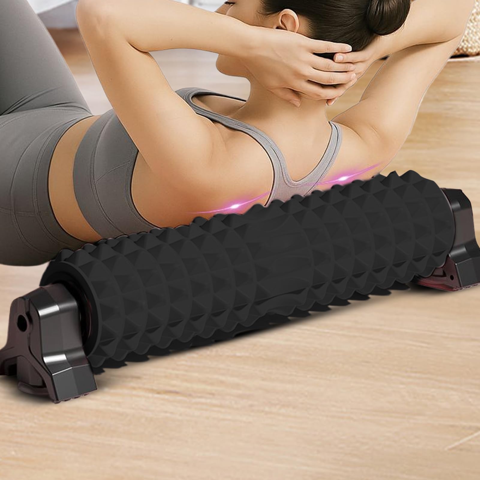 Rullo da Massaggio in Schiuma Massaggiatore Stretcher Antiscivolo | Foam Roller per l'Esercizio Per Esercizio, Stretching, Allenamento, Sonno, Arricciatura Notturna, Gamba, Corpo, Muscolo,
