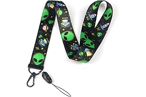 N&P Alien Lanyard Keychain and ID Badge Holder for Keys or Badge...