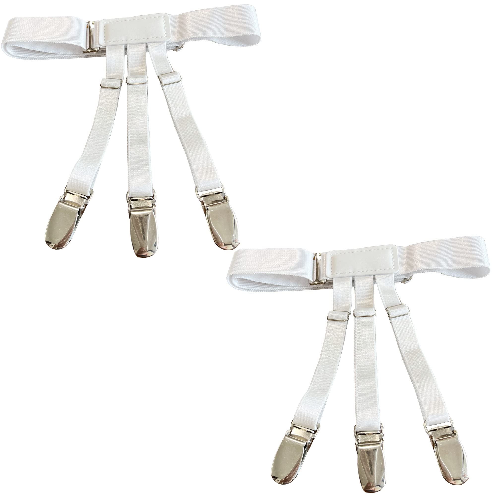 LazarsSpace Shirt Stays for Men Shirttail Holder Men's Dress Shirt Garters Keep Your Shirt Tucked In, Shirt Tucker 1 Pair