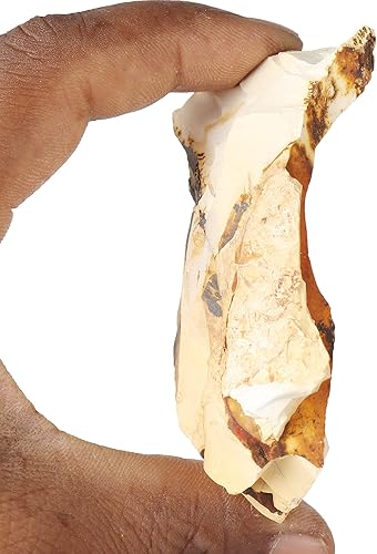 Miniatura 3 de 1144.15 ct Piedra preciosa de jaspe de mokaita amarillo áspero curativo - Cristal natural crudo para cabaña, envoltura de alambre, Gema, jaspe