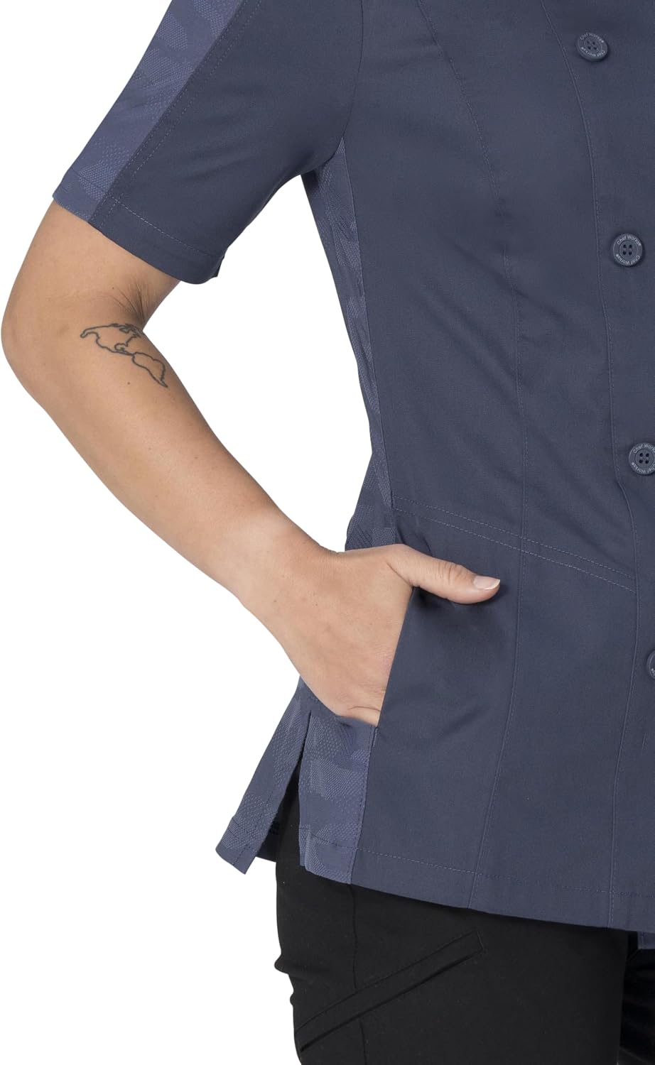 Chef Works Women's Mojave Short Sleeve Chef Coat