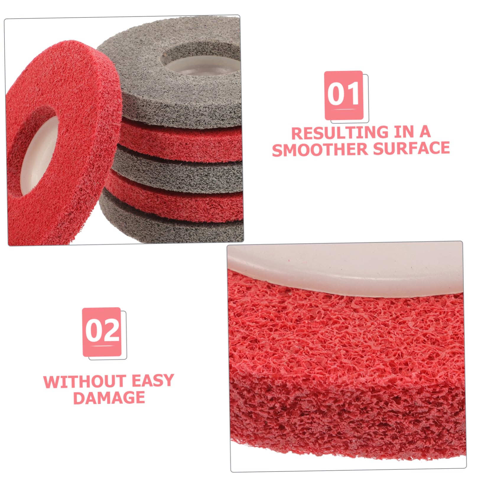 12pezzi Ruote Lucidatura Nylon Per Smerigliatrice Dischi Per e Finitura Flessibilità e Efficienza Per