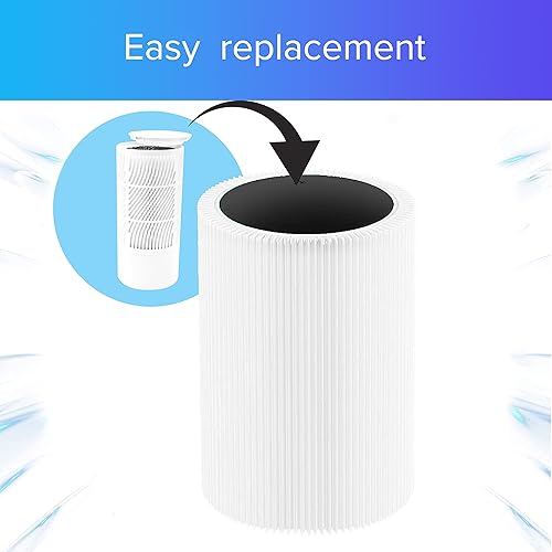 Miniatura 4 de Nuwave Filtros OxyPure de repuesto, 1 paquete de polvo, pelo de mascotas, eliminación de olores, carbón activado de alta eficiencia + combo HEPA,