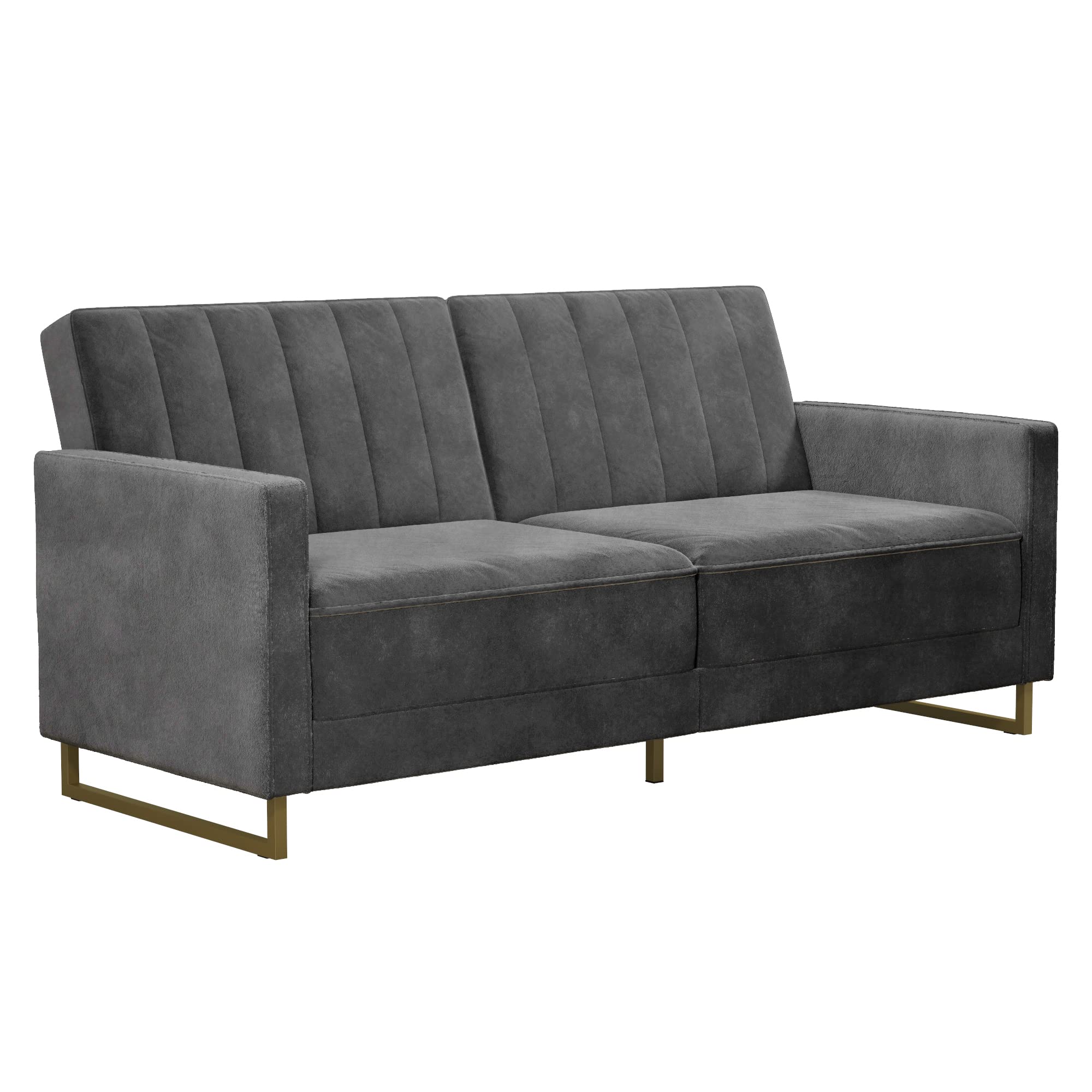 Dorel Home Grey Skylar Sofa Bed In Velvet