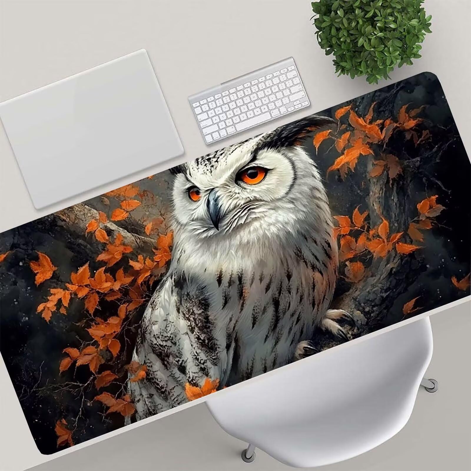 Tappetino Mouse Gaming, 1200x600mm Tappetino Mouse XXL nero 0c0-310 | Mouse Pad Grande, Ottimizzato per i Sensori da Gioco, Migliora Precisione e Velocità, per Mac e PC, animale