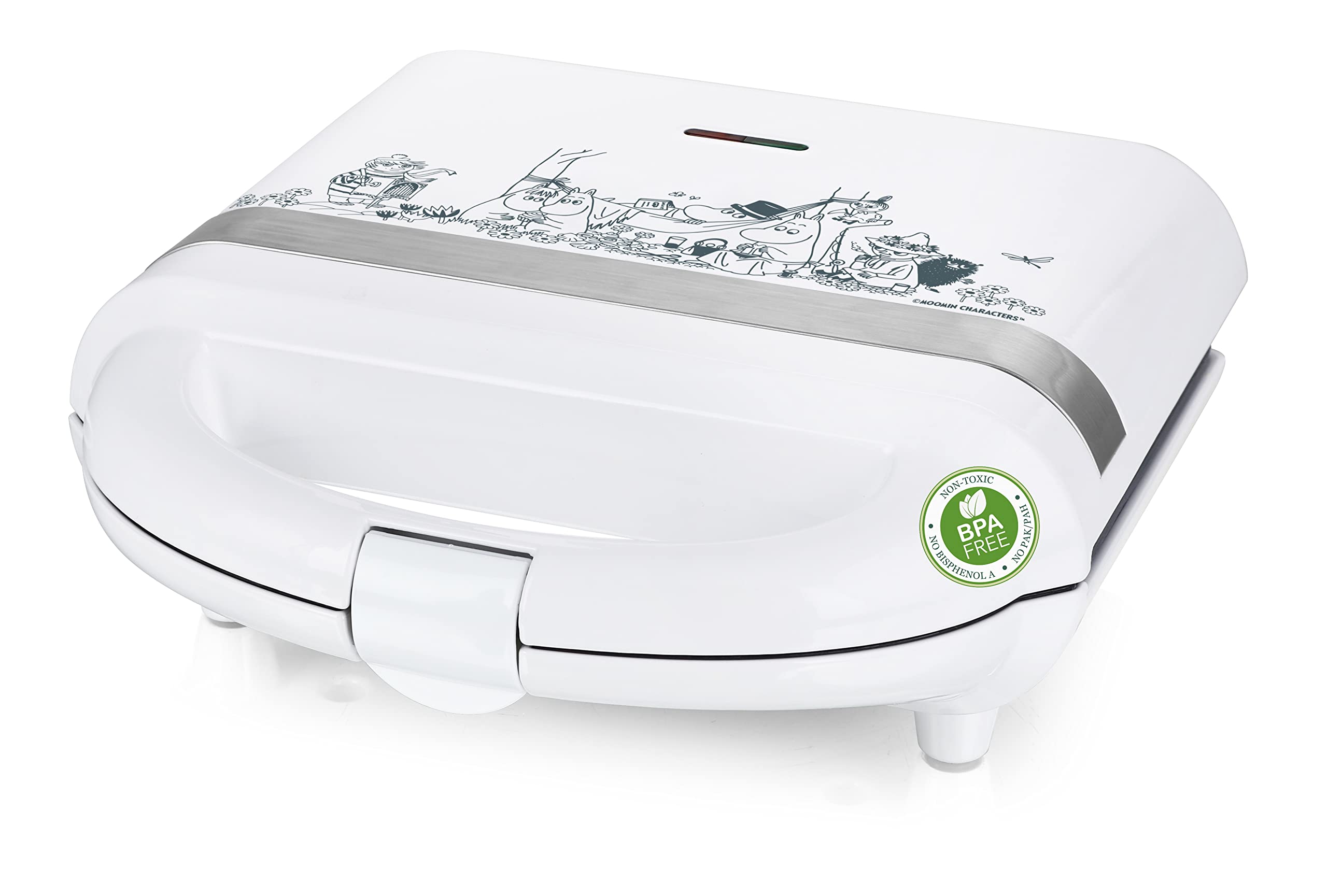 MOOMIN Double Sandwich Maker, BPA Free, Classic Shape for