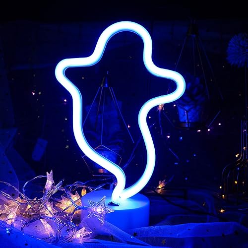 Miniatura 8 de Luz de neón con base de neón, luces de noche, decoración de pared, decoración del hogar, luz led