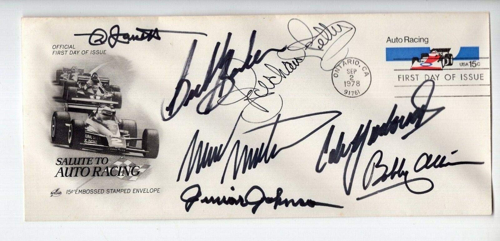 Amazon.com: Nascar Legends Hand Signed First Day Cover Rare Petty+