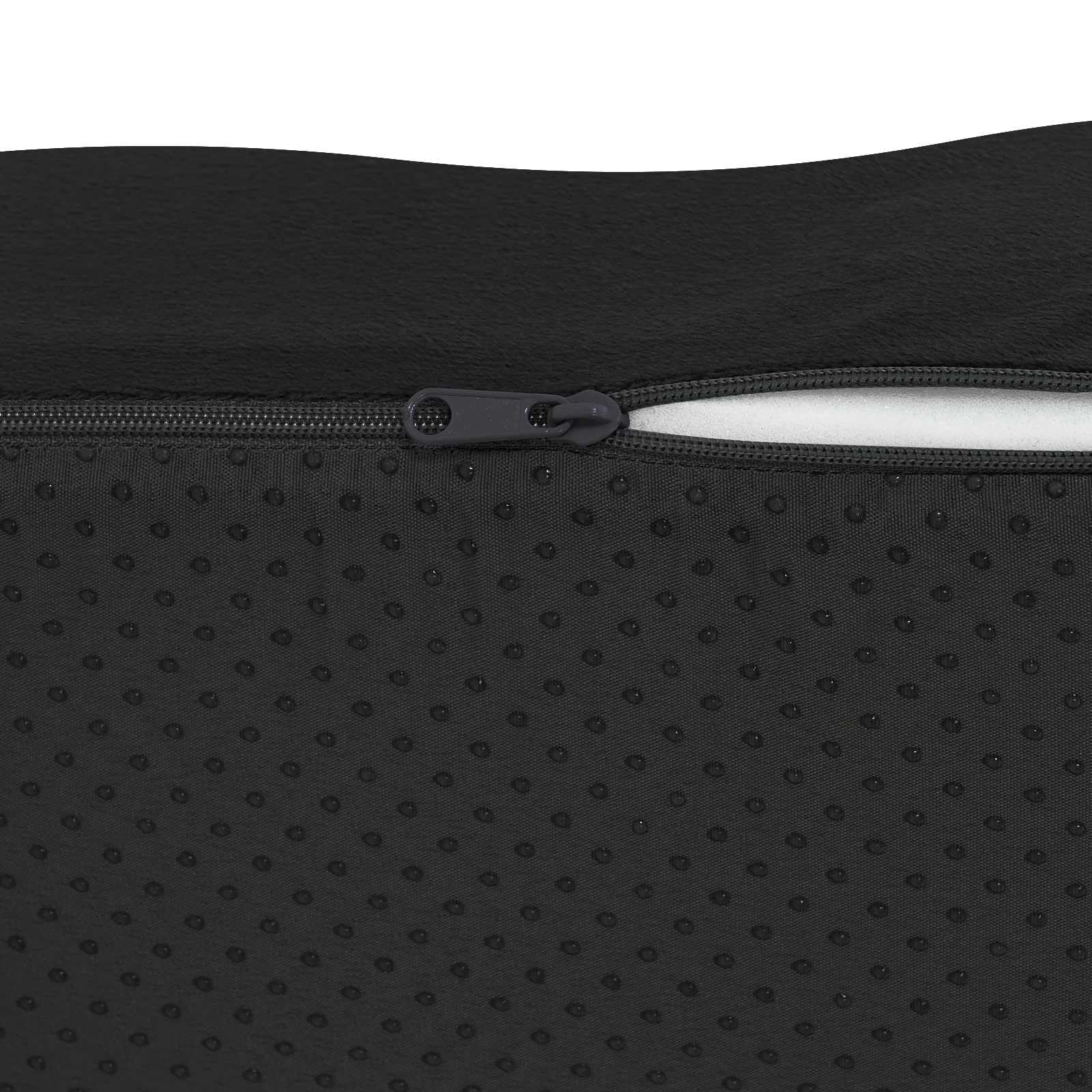 Cuscino per la Seduta Nero 40 x 40 x 13 cm Schiuma PU Nero,42020203