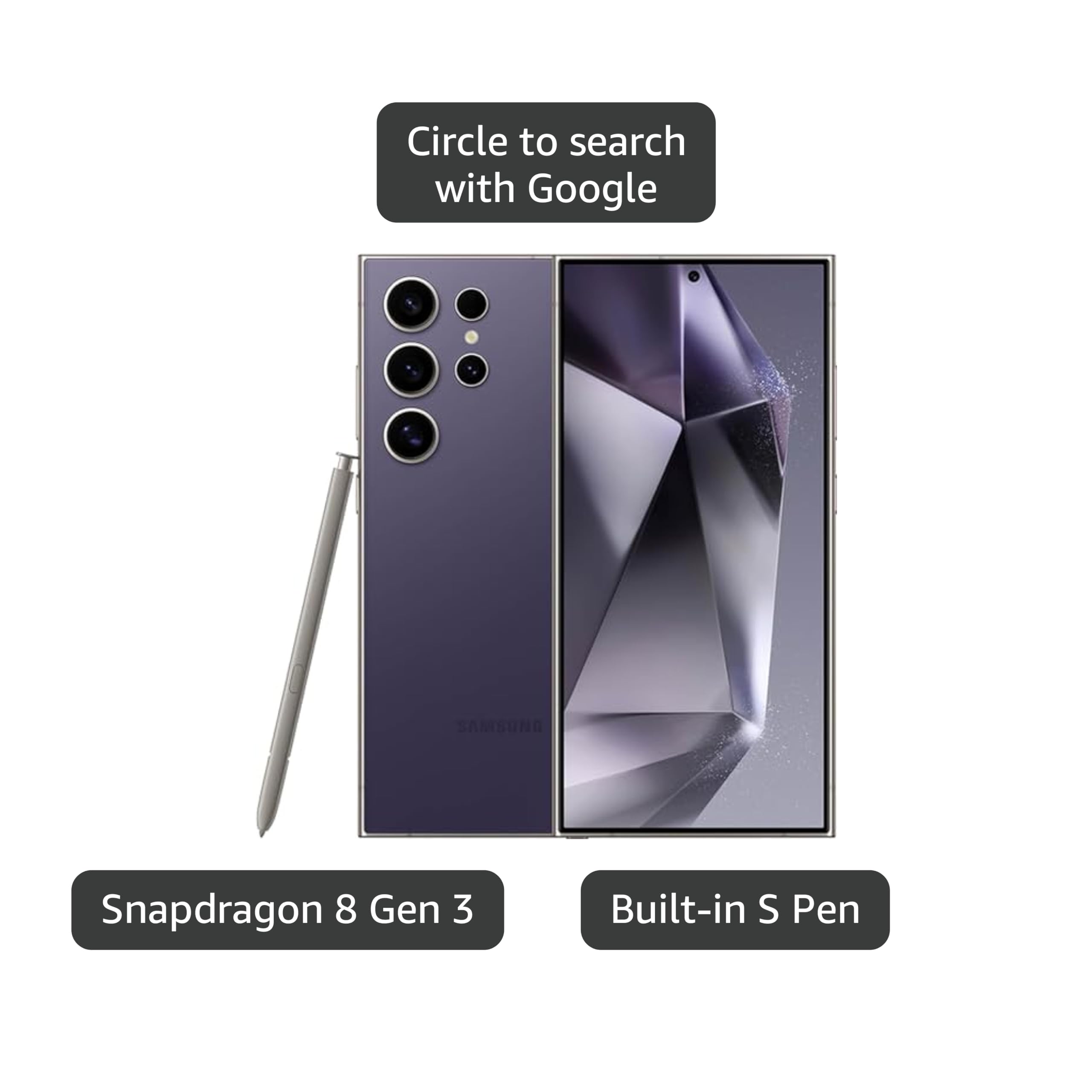 Amazon.com: Samsung Galaxy S24 Ultra 5G, US Version, 512GB