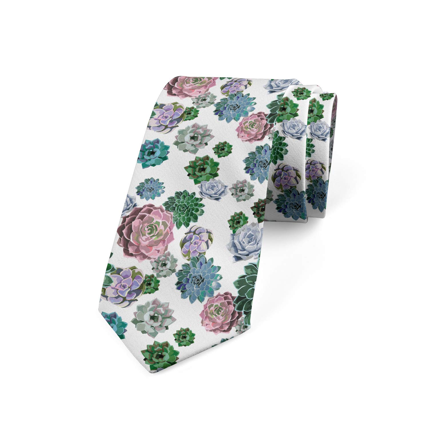 Ambesonne Multicolor Modern Men's Tie