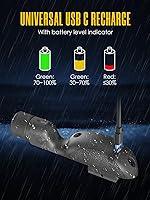 Vista 7 de Combo de luz láser verde de 2400 lúmenes para riel Picatinny y Mlok, luz de rifle con modo momentáneo/estroboscópico