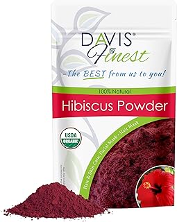 Davis Finest Organic Hibiscus Powder 100g, Hair & Skin, Facial Mask, Fac...
