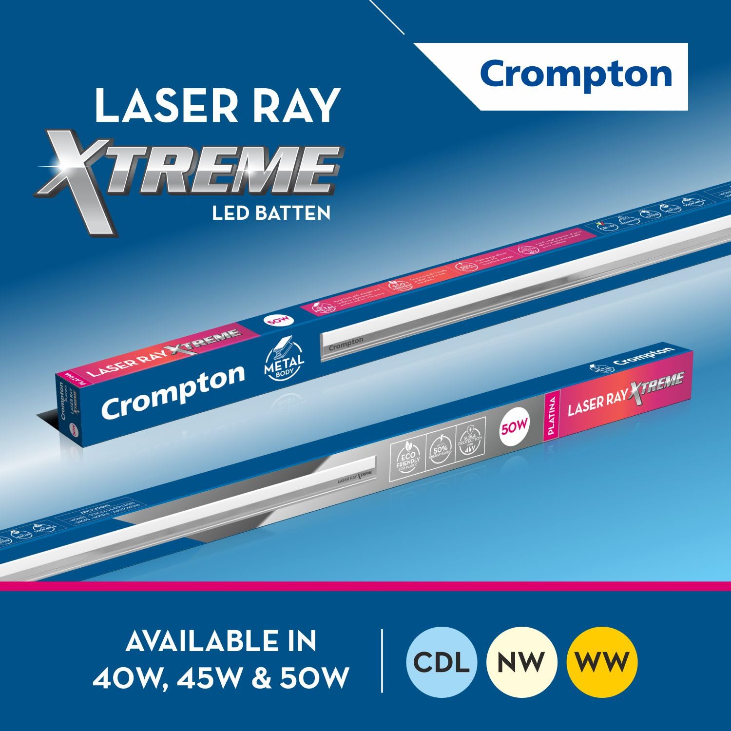 Crompton Laser Ray Xtreme LED Tubelight - Energy Efficient -5 Crompton Laser Ray Xtreme LED Tubelight - Energy Efficient -5