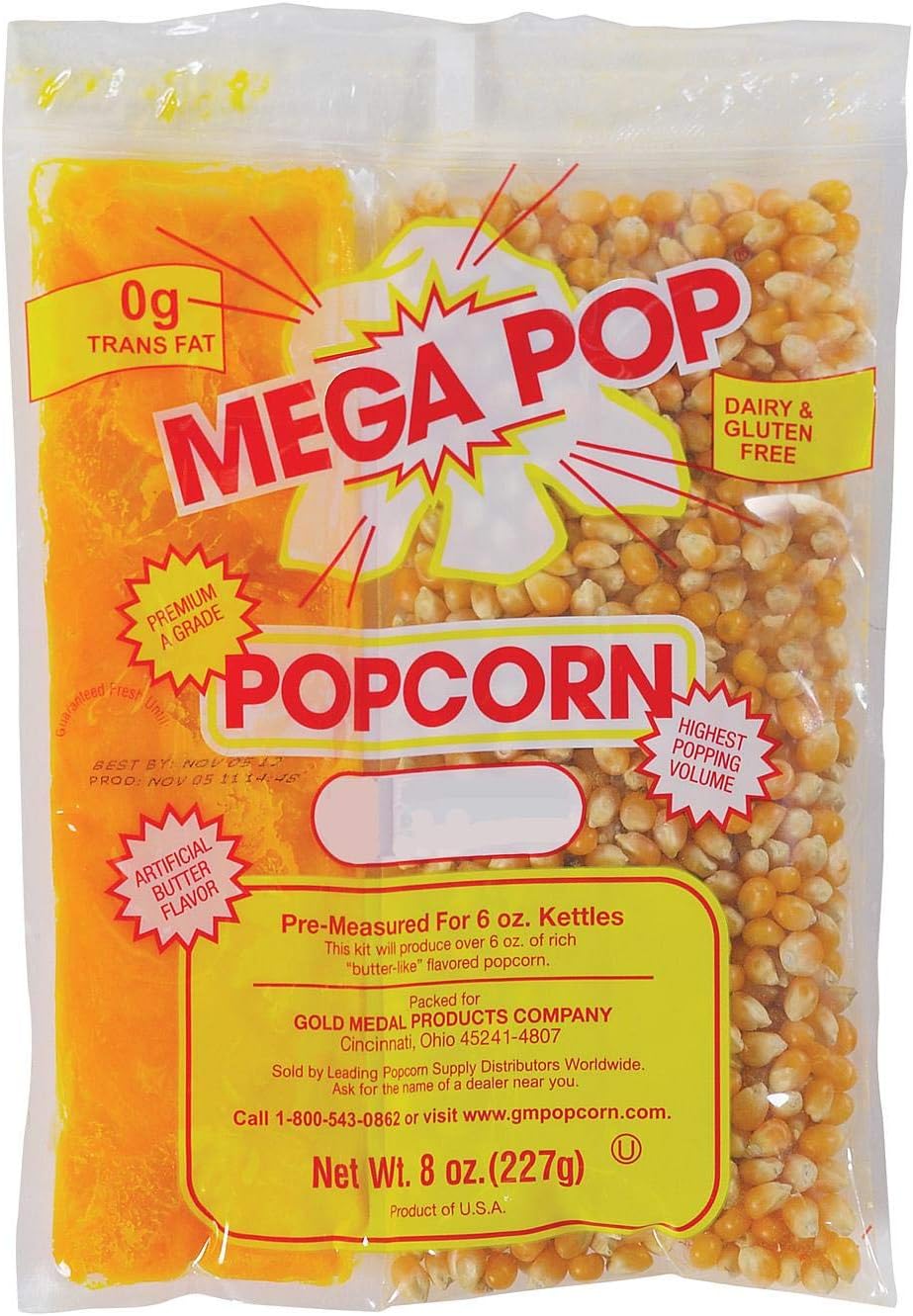 MEGA-POP 36 ct 8 oz. corn kit for 6 oz popper