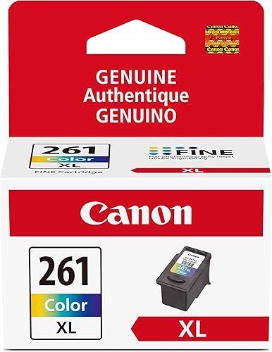 Canon CL-261 XL Cartucho de tinta de color genuino, compatible con TS5320/6420/6420a, TR7020/7020a