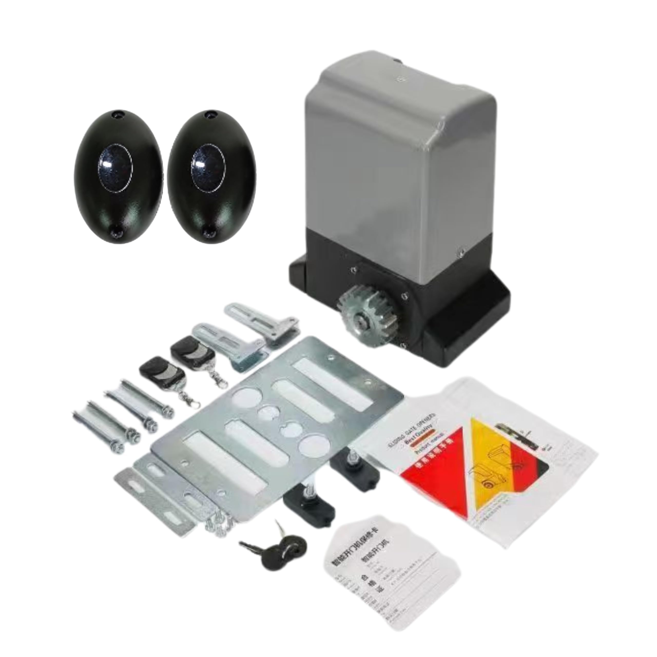 Navkar Systems 1200KG Capacity Electric Sliding Gate Opener with Single Beam Sensor Without Gear Rack-image-7
