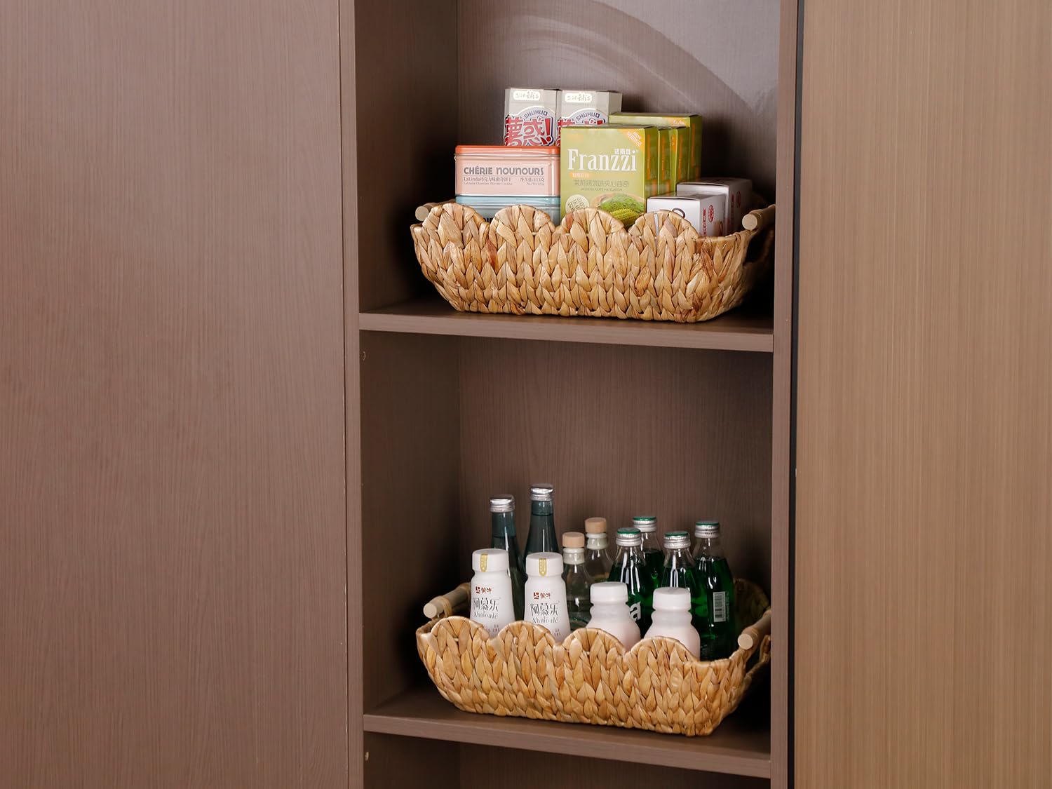 Cute Wicker Baskets - Natural Water Hyacinth -6