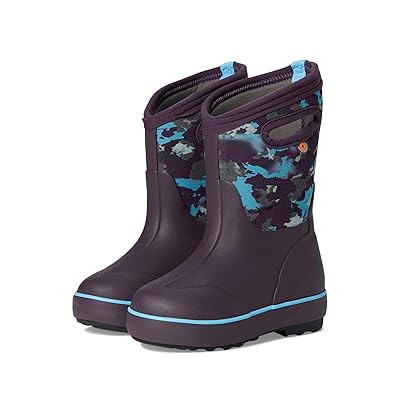 Bogs Kids Classic II Camo Texture (Toddler/Little Kid/Big Kid) Kids Shoes Plum