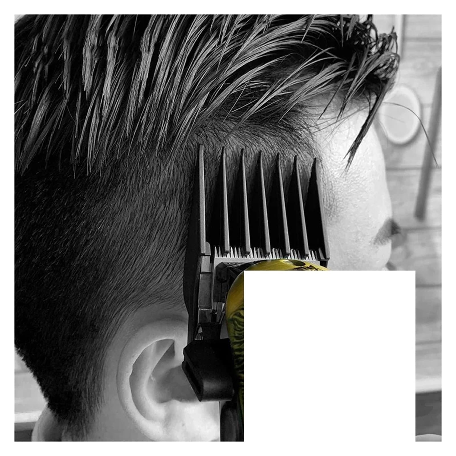 Lot De 10 Peignes De Coupe Professionnels Avec Clip En Métal, Compatibles Avec WAHL, 1,5/3/4,5/6/10/13/16/19/22/25 Mm G0717(Colorful 10pcs Baged)