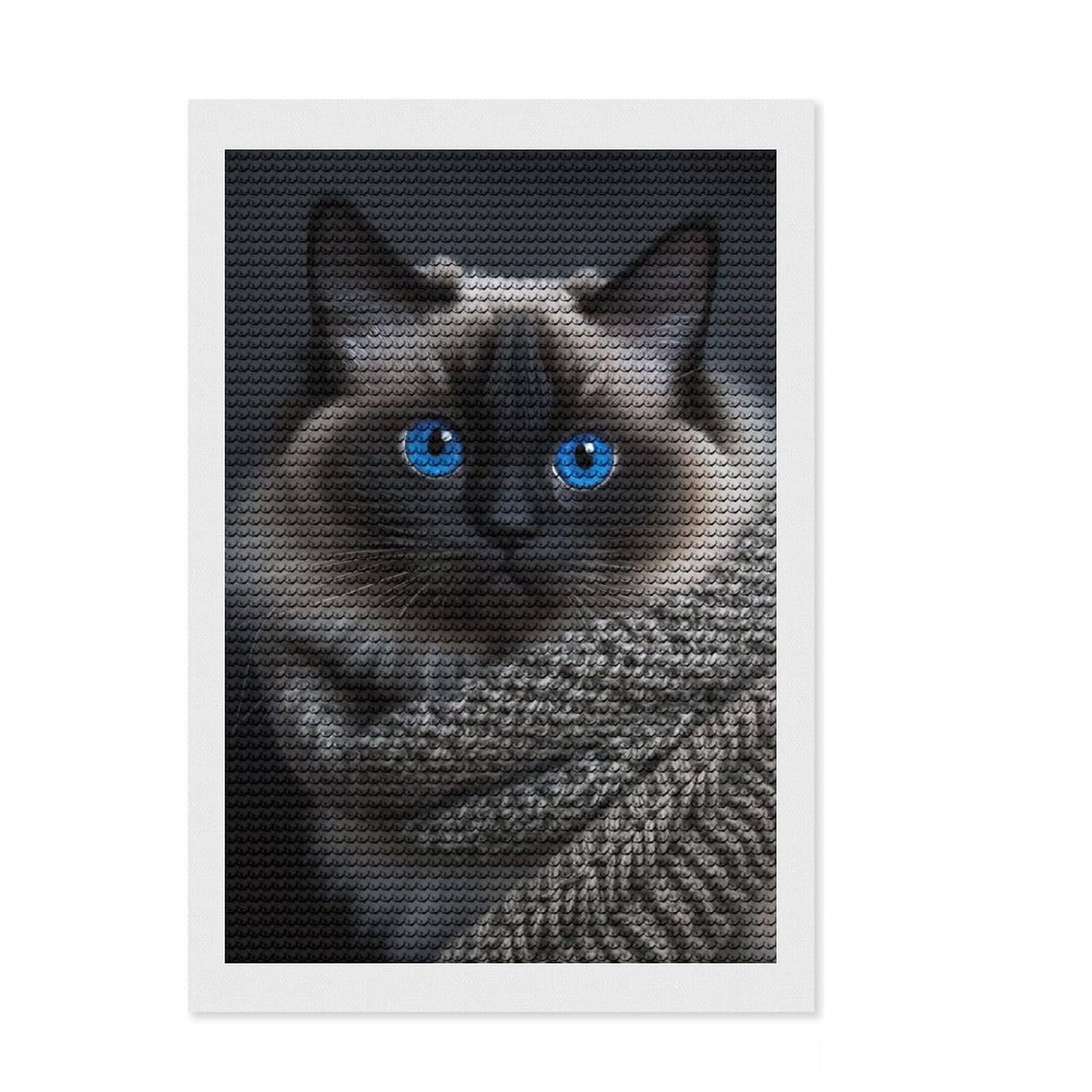 Junmoney The Birman Round Drill Diamond Painting 8"x12", for Beginners, Simple to Start, Modern Decor, Birthday Gift, Easy to Enjoy
