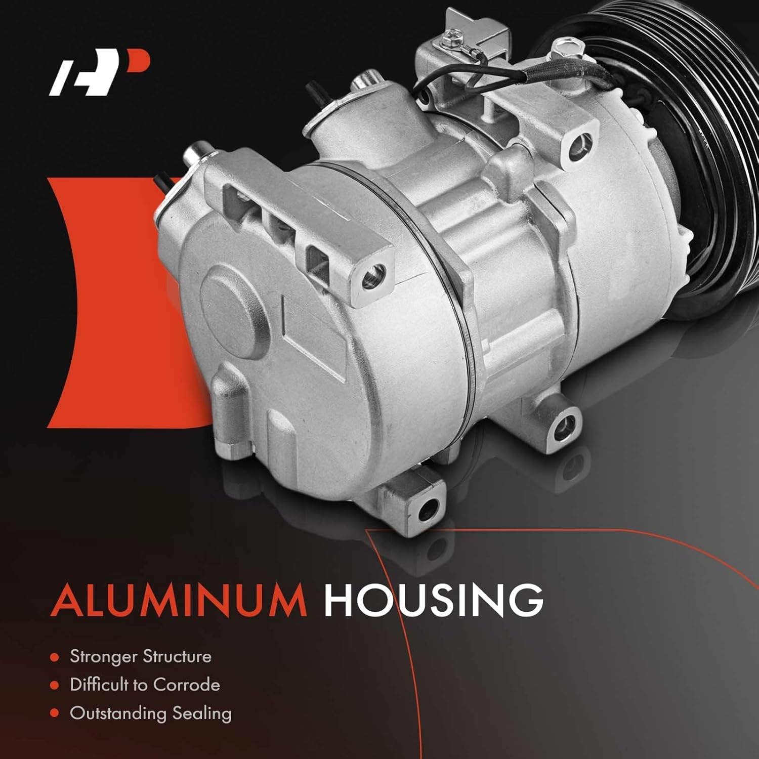 A-Premium Air Conditioner AC Compressor with Clutch Compatible with Hyundai Veloster 1.6L 2014-2017 Naturally Aspirated