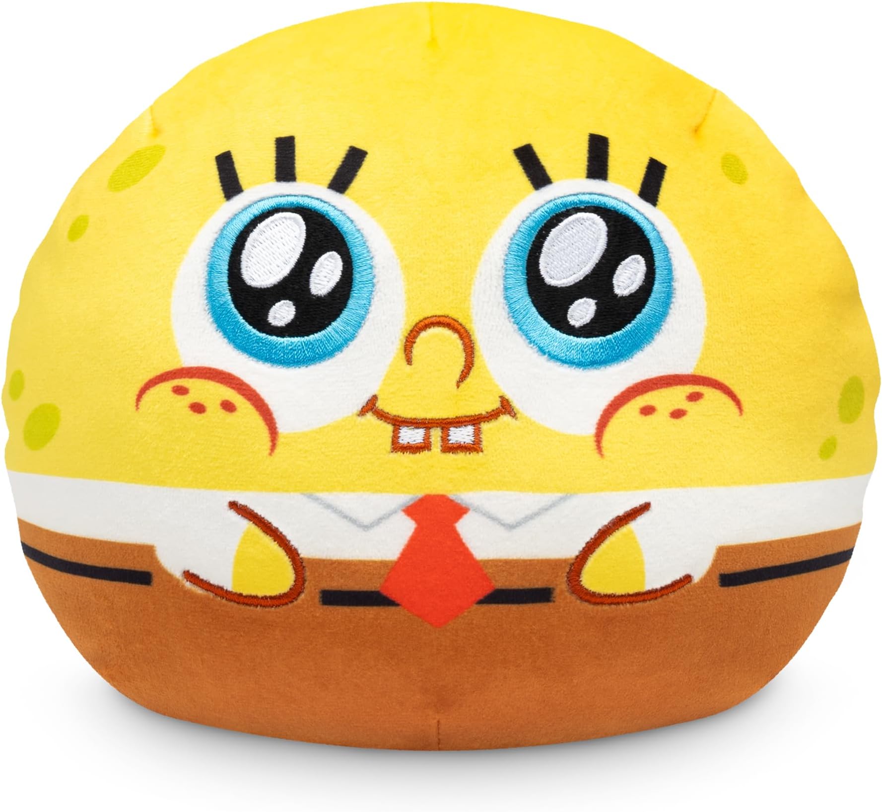 TeeTurtle Reversible Spongebob Squarepants Spongebob + Gary 6-Inch Kawaii + Meh Two-Sided Flip Plush Toy with Embroidered Details - Cute Mini Collectible Plush for Kids, Teens, and Adults