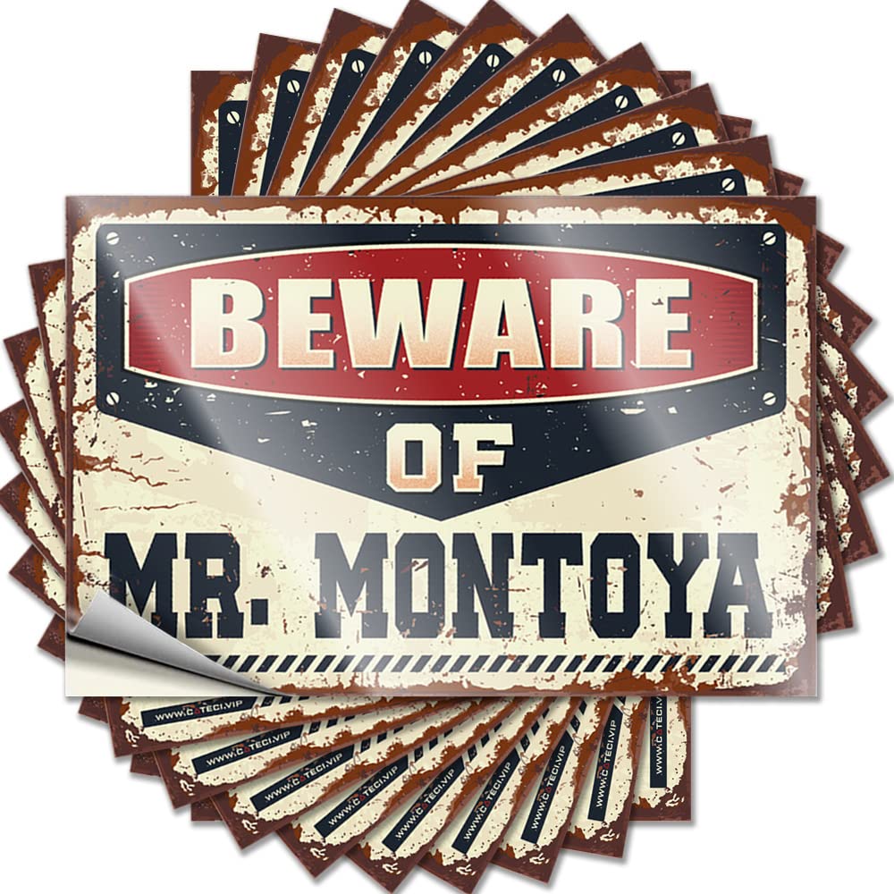 Decore for Room Sticker - Rock Darts Case Beware of Mr. Montoya(6X9CM)