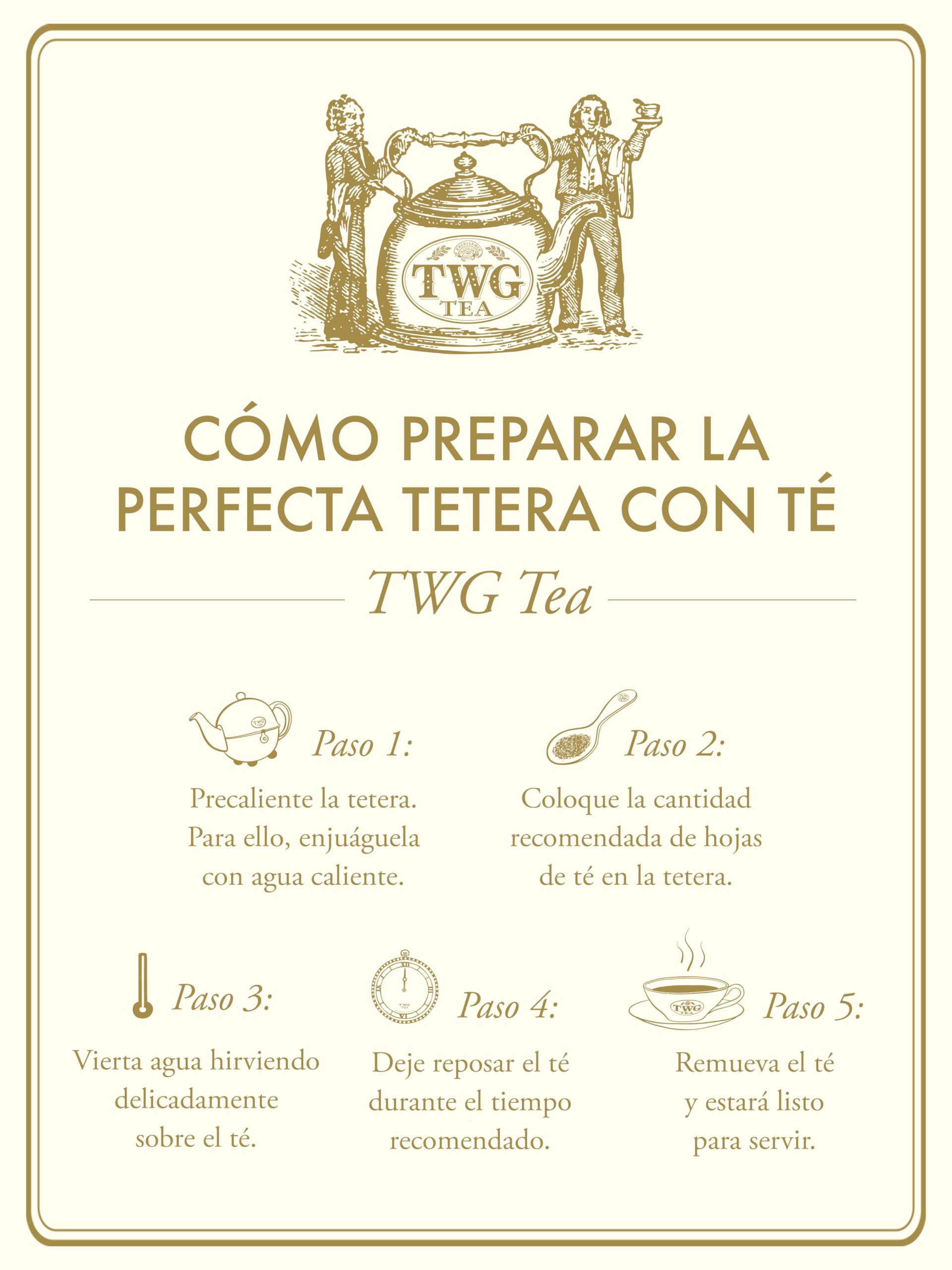 TWG Tea | Red Balloon Tea | Té de Rooibos | Coco y Arándanos | Lata Alta Costura, 100G | Caja de Regalo Originales