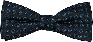 Apt.9 Mens Bow Tie, La Playa Neat Pt, Black/Blue - coolthings.us