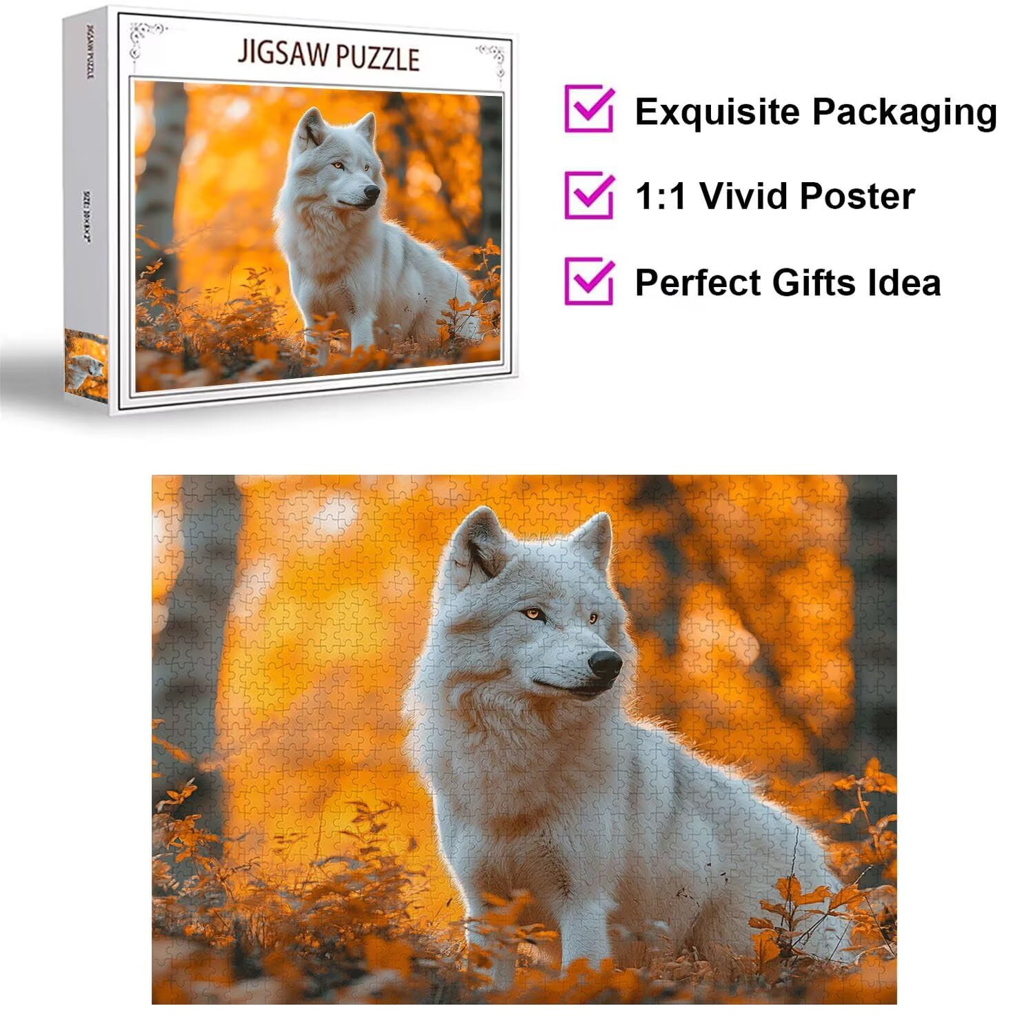 Puzzle 3000 Pezzi Autunno Puzzle Adulti, Gioco Educativo, n-707
