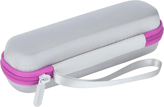 Lebakort Storage Case Compatible with LeapFrog LeapReader System Learn-to-Read (Gray+Pink Case)