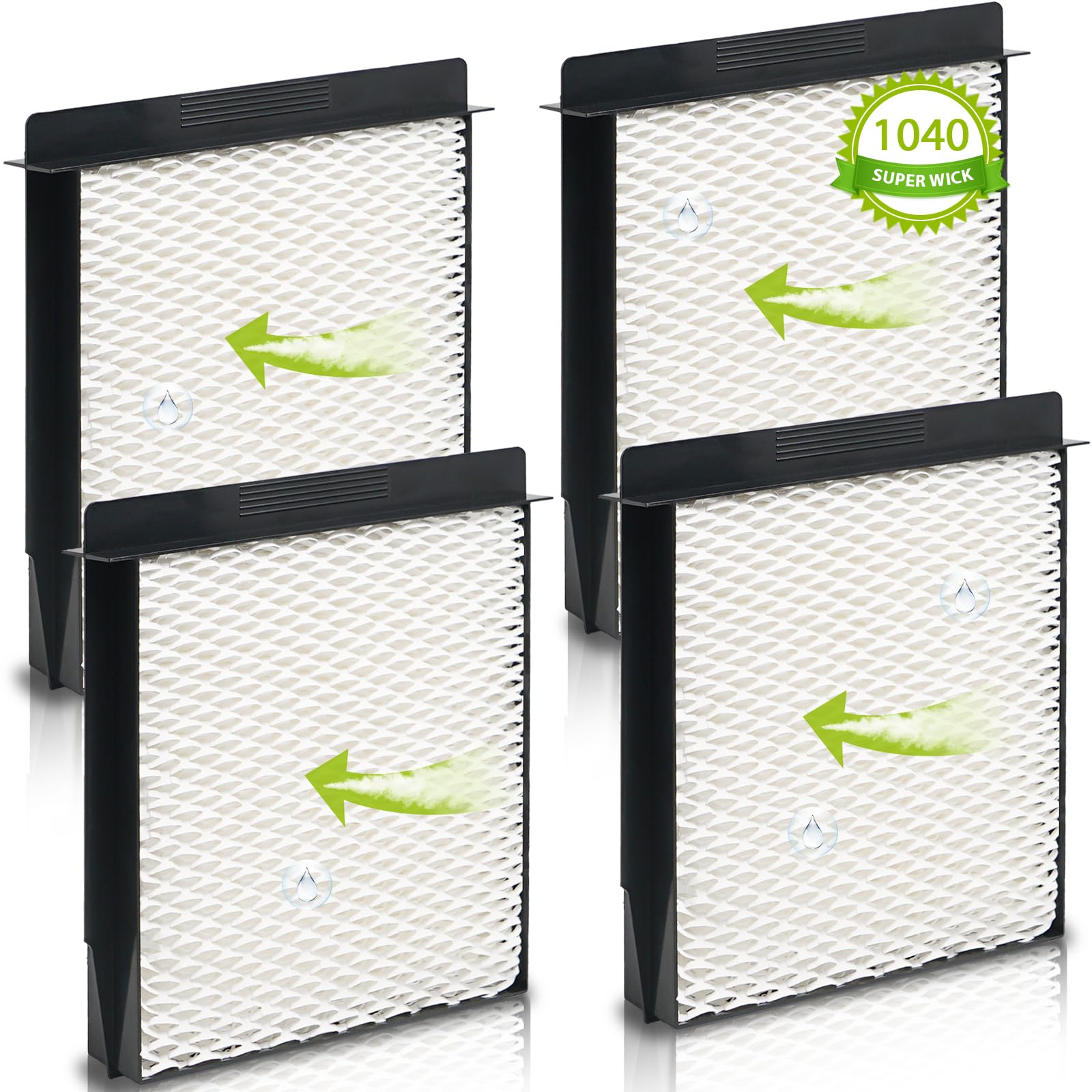 1040 Super Wick Humidifier Filter Replacement Compatible with Aircare Essick Air 3D6100 5D6700 76D100 CM330ABLK CM330AWHT CM330DBLK CM330DWHT